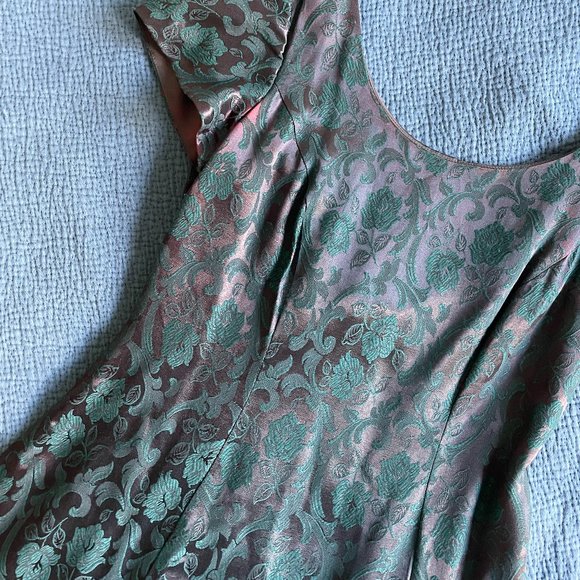Vintage Copper/Green Gown - Picture 2 of 5